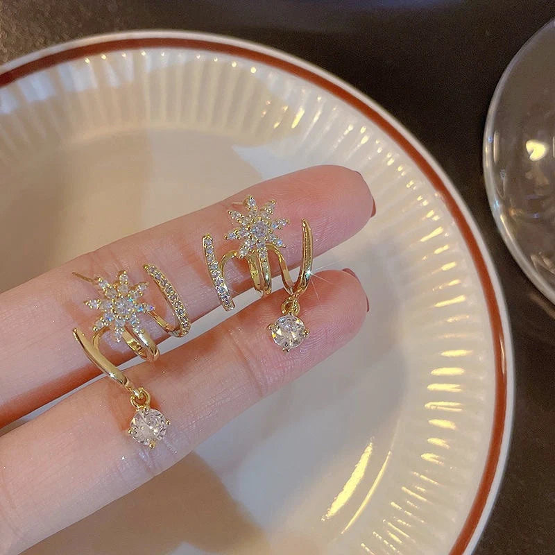 Sparkling Claw Earrings For Women